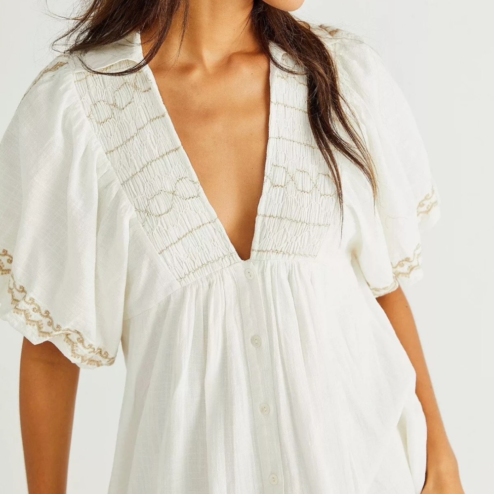 XS Free People Samantha Shirt Dress